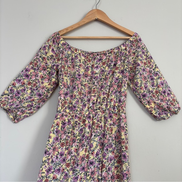 BeBop Long Sleeve Floral Dress - Multicolor - Picture 6 of 16